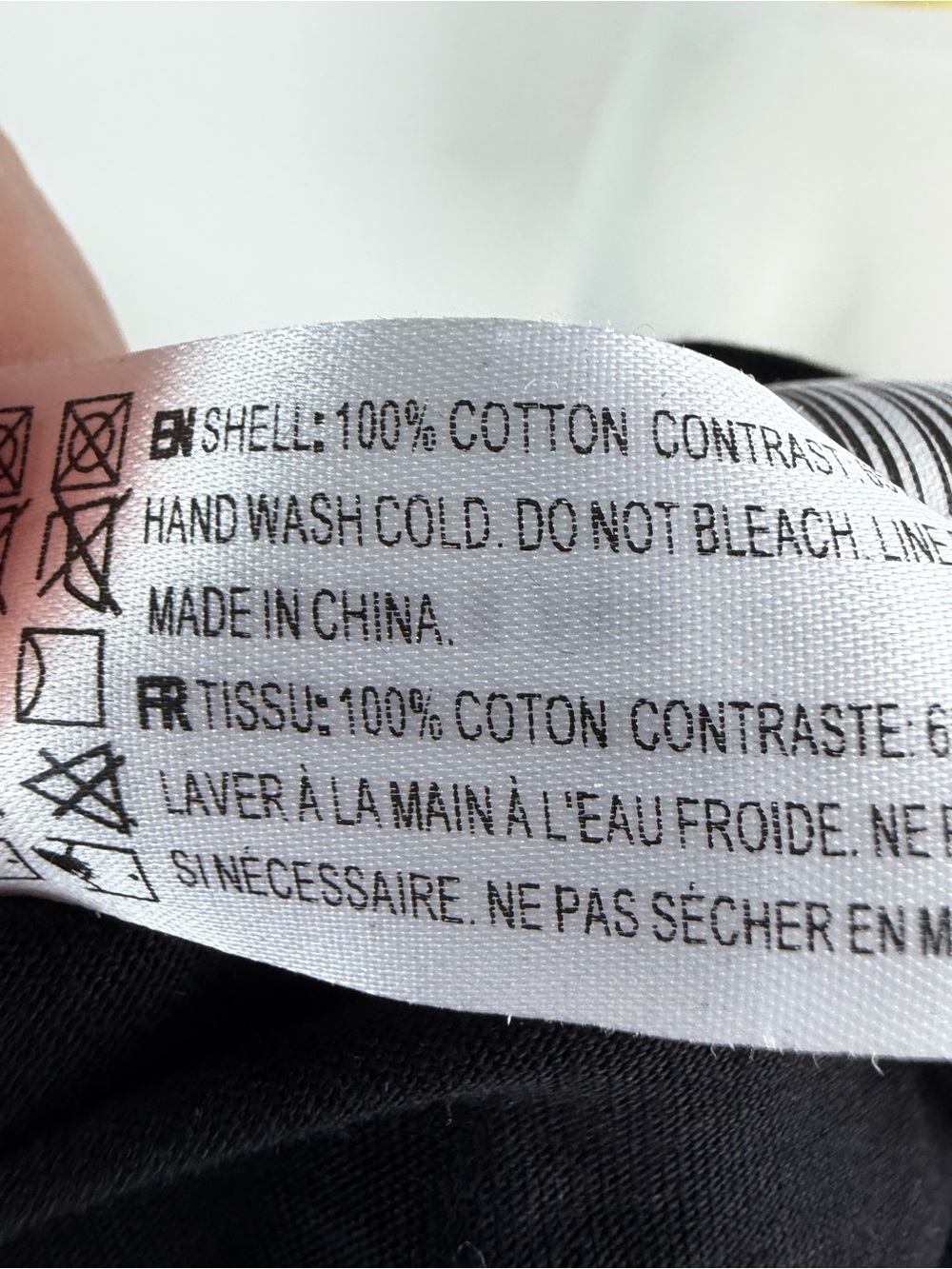EN SAISON LETTRES CROP TOP - BLACK - Size S - Picture 6 of 6